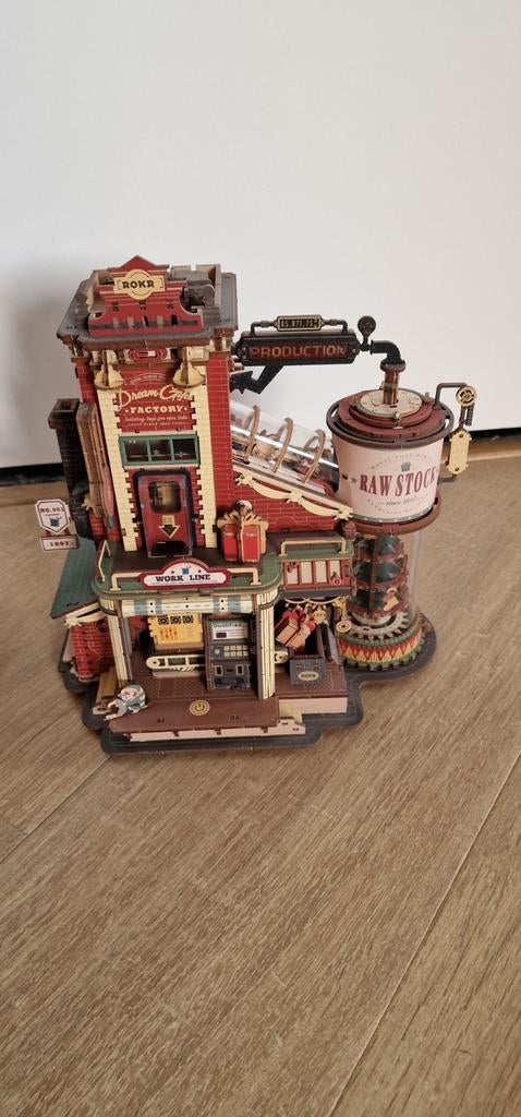 ROKR Droomcadeau Fabriek Houten Muziekdoos EAB01 - Gebouwd, Ophalen