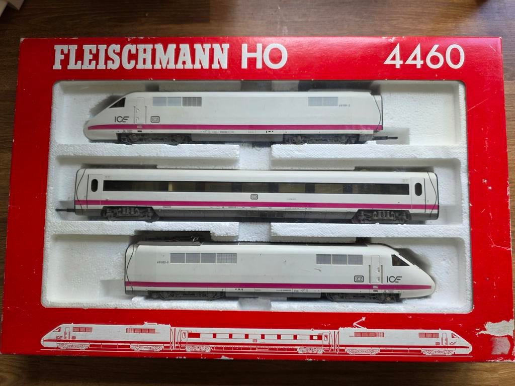 Fleischmann HO 4460 ICE Treinset, Treinset, Gelijkstroom, Fleischmann, Ophalen of Verzenden
