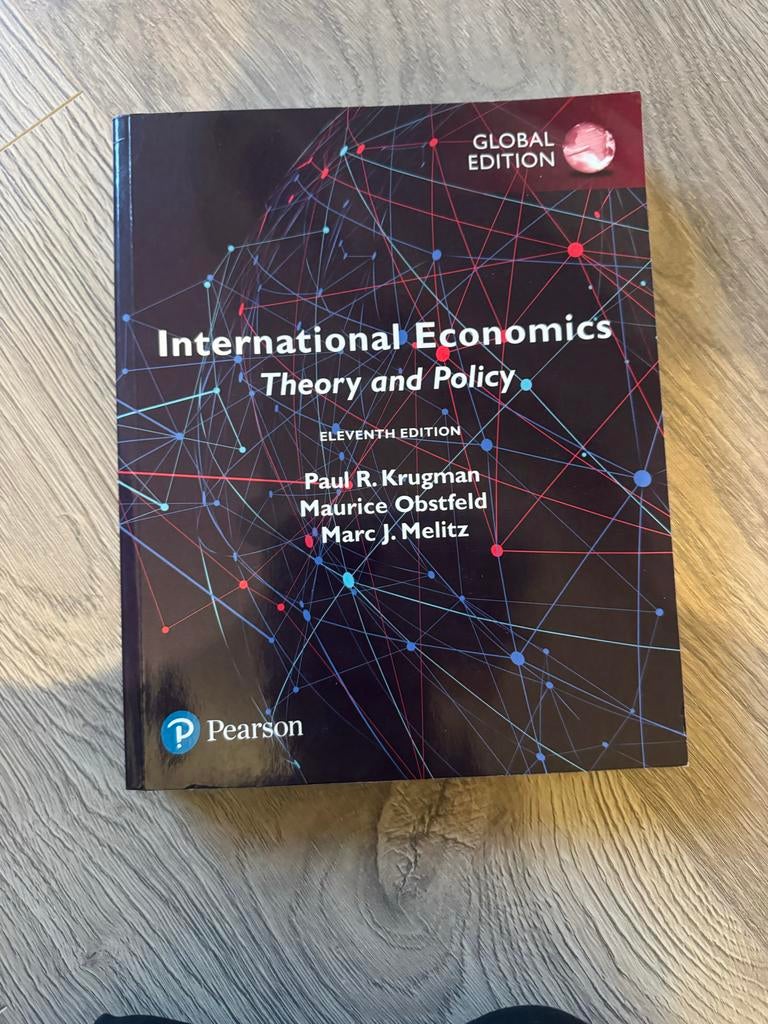 International Economics: Theory and Policy (Global Edition), Ophalen of Verzenden, Gamma, Zo goed als nieuw, Niet van toepassing