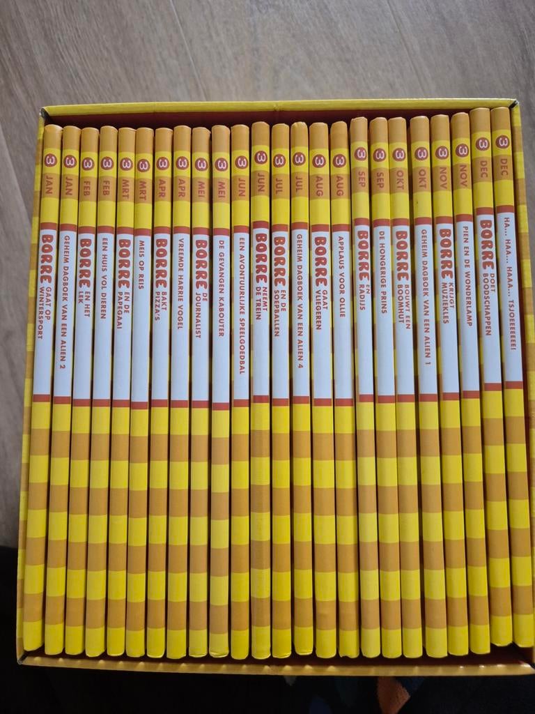 Borre leesboeken, niveau 3, zgan, 24 stuks, Ophalen of Verzenden