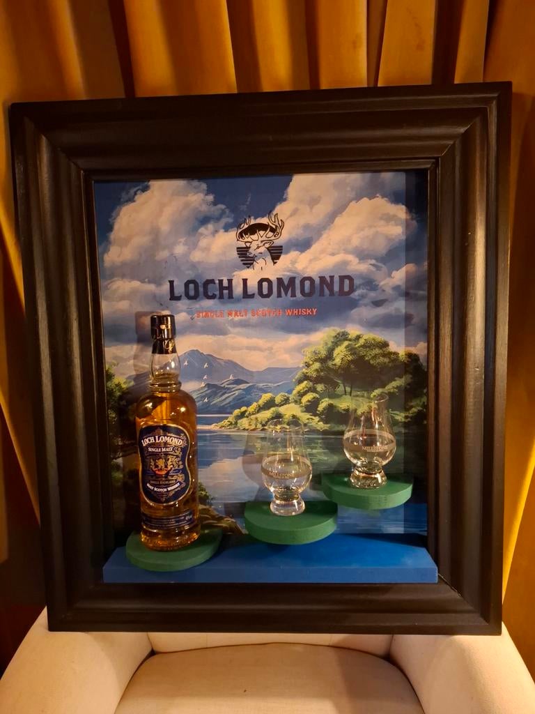 Bar mancave whisky wand decoratie loch lomond, Huis en Inrichting, Barren, Ophalen of Verzenden