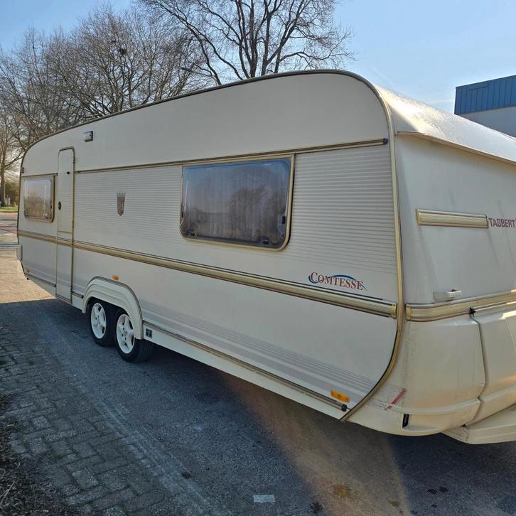 Tabbert Comtesse caravan met grote rondzit, vaste slaapplek, Caravans en Kamperen, Caravans, Bedrijf, tot en met 4, Rondzit, Tabbert