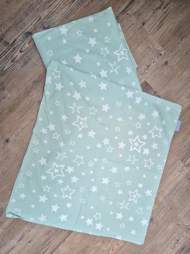 Zgan Romanette 1 persoons sterren dekbed mintgroen/wit, Doe-het-zelf en Verbouw, IJzerwaren en Bevestigingsmiddelen, Zo goed als nieuw