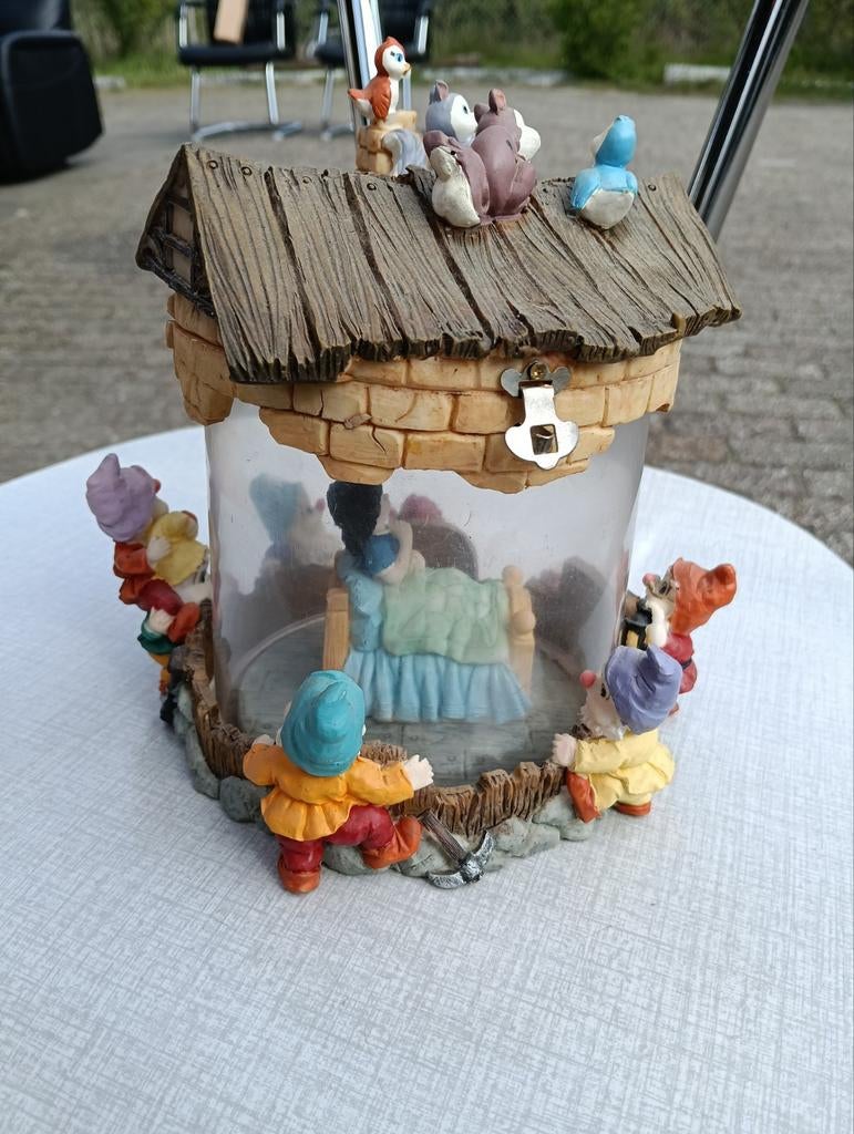 Vintage Sneeuwwitje en de Zeven Dwergen Diorama Spaarpot, Verzamelen, Ophalen of Verzenden, Zo goed als nieuw