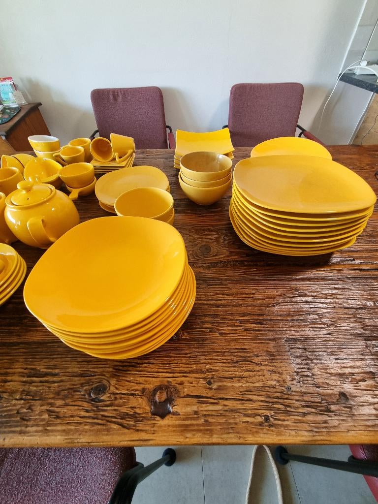 Geel servies, Ophalen, Gebruikt, Bord(en), Overige stijlen