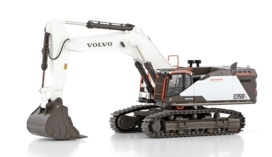WSI VOLVO EC950F WHITE, Hobby en Vrije tijd, Modelauto's | 1:50, Nieuw, Hijskraan, Tractor of Landbouw, Wsi, Ophalen of Verzenden