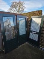 GRATIS AFHALEN twee deuren hardhout, Ophalen, Minder dan 250 cm, Schuur