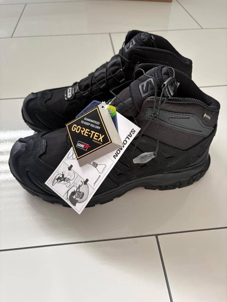 Salomon XA Forces Mid Wide GTX, Ophalen of Verzenden, Nieuw, Zwart, Wandelschoenen of Bergschoenen