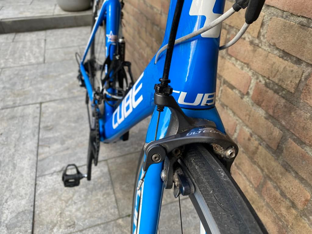 Racefiets, Fietsen en Brommers, Fietsen | Racefietsen, Overige merken, Gebruikt, Carbon, Heren