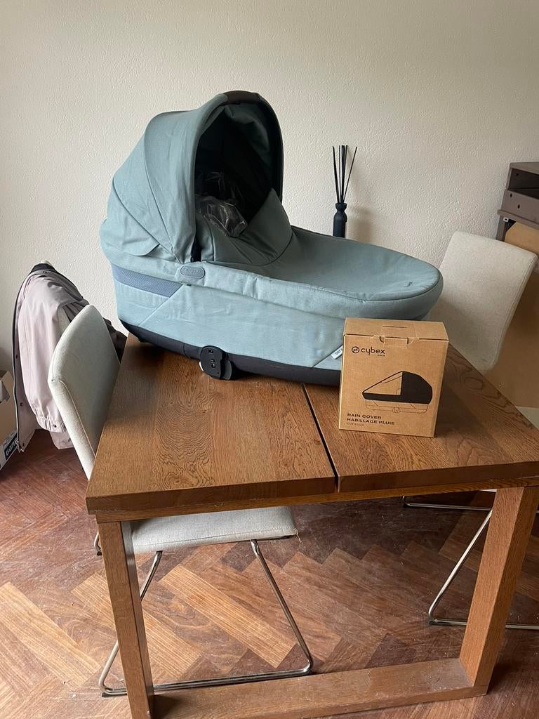 Cybex cot S stormy blue reiswieg, Ophalen, Zo goed als nieuw, Overige merken