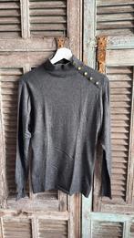 Prachtige H&M coltrui knitted/gebreid maat L, H&M, Maat 42/44 (L), Ophalen of Verzenden, Grijs