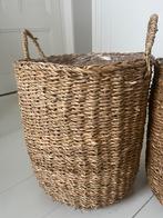 Prachtige rieten manden, Ophalen, Mand, Rond, Zo goed als nieuw