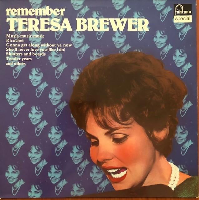 TERESA BREWER LP: REMEMBER, Ophalen of Verzenden, Gebruikt, 12 inch