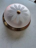 retro plafoniere, Ophalen, Zo goed als nieuw, Glas