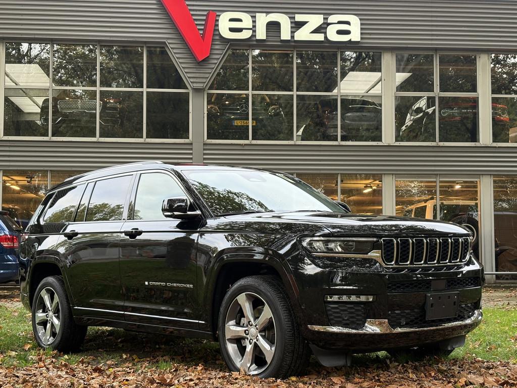Jeep Grand Cherokee L 3.6 Limited (bj 2021, automaat), Auto's, Jeep, Automaat, Verwarming stoelen achter, Gebruikt, Zwart