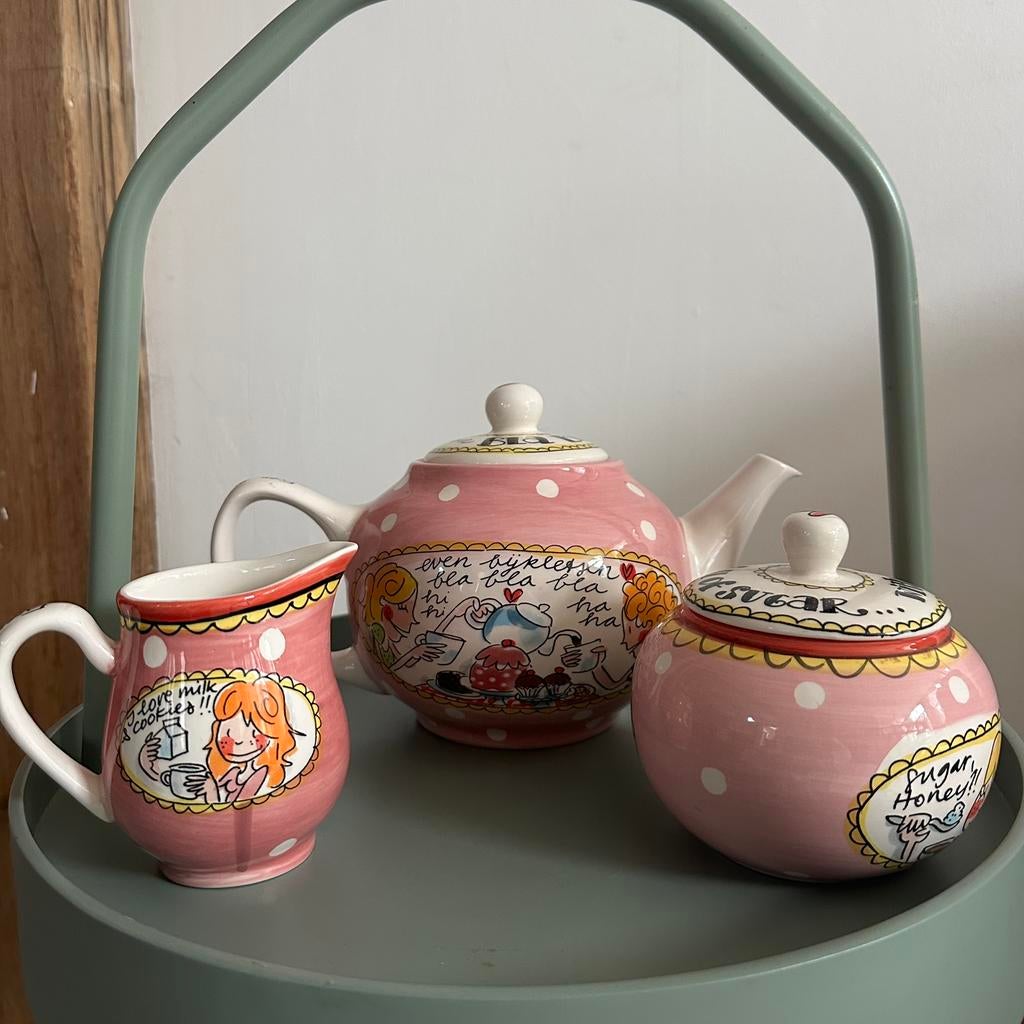 Blond Amsterdam Servies - theeset (theepot, suiker, melk), Huis en Inrichting, Keuken | Servies, Blond Amsterdam, Overige typen