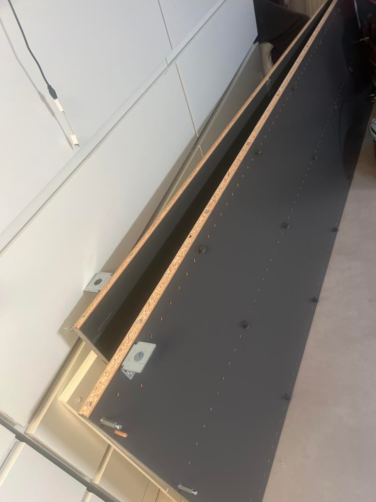 IKEA Pax Kast Grijs met Witte Deur 201x50 cm, Ophalen, 200 cm of meer, 50 tot 100 cm, Zo goed als nieuw