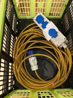 Kabel met stekkerdoos en CEE aansluiting, Caravans en Kamperen, Ophalen, Gebruikt