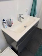 Burgbad wastafelkast met verlichte spiegel, Gebruikt, Minder dan 100 cm, Wastafelkast, 25 tot 50 cm