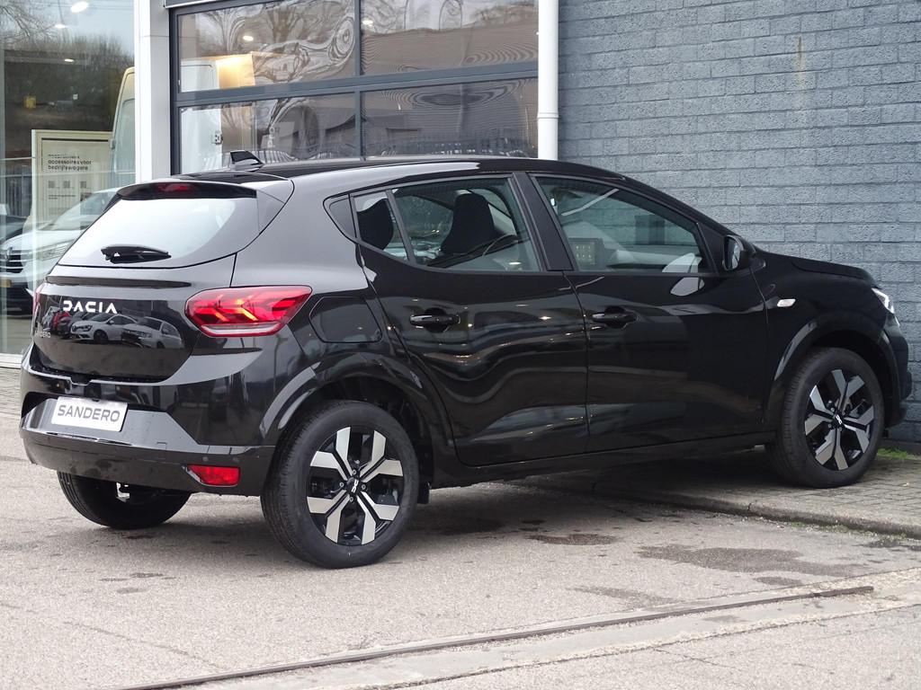 Dacia Sandero 1.0 TCe 100 journey NU 7 JAAR GARANTIE! / PACK, Auto's, Dacia, Voorwielaandrijving, Met garantie (alle), Zwart, Bedrijf