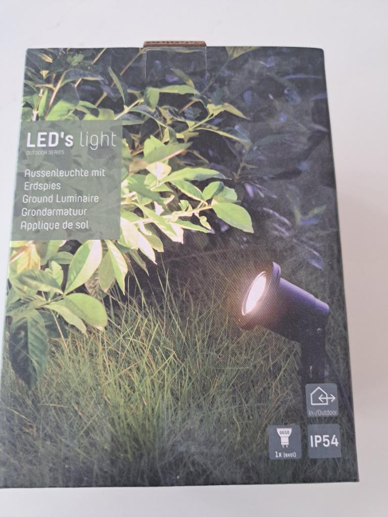 Tuinverlichting grondspots met pen, Tuin en Terras, Buitenverlichting, Ophalen, Staal, Minder dan 50 watt, Overige typen