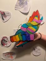Dragon Puppet, Hobby en Vrije tijd, Knutselen, Fantasie, Handgemaakt, Nieuw, Meerkleurig