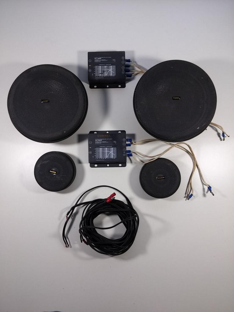 Jaren 80 2-weg Cosmel luidspreker set, Auto diversen, Ophalen of Verzenden, Gebruikt