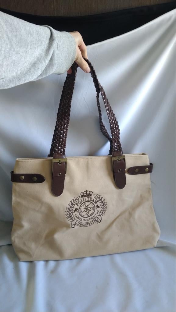 L'Argentina Polo team ladies elegance cup tas sporttas beige, Ophalen of Verzenden, Beige