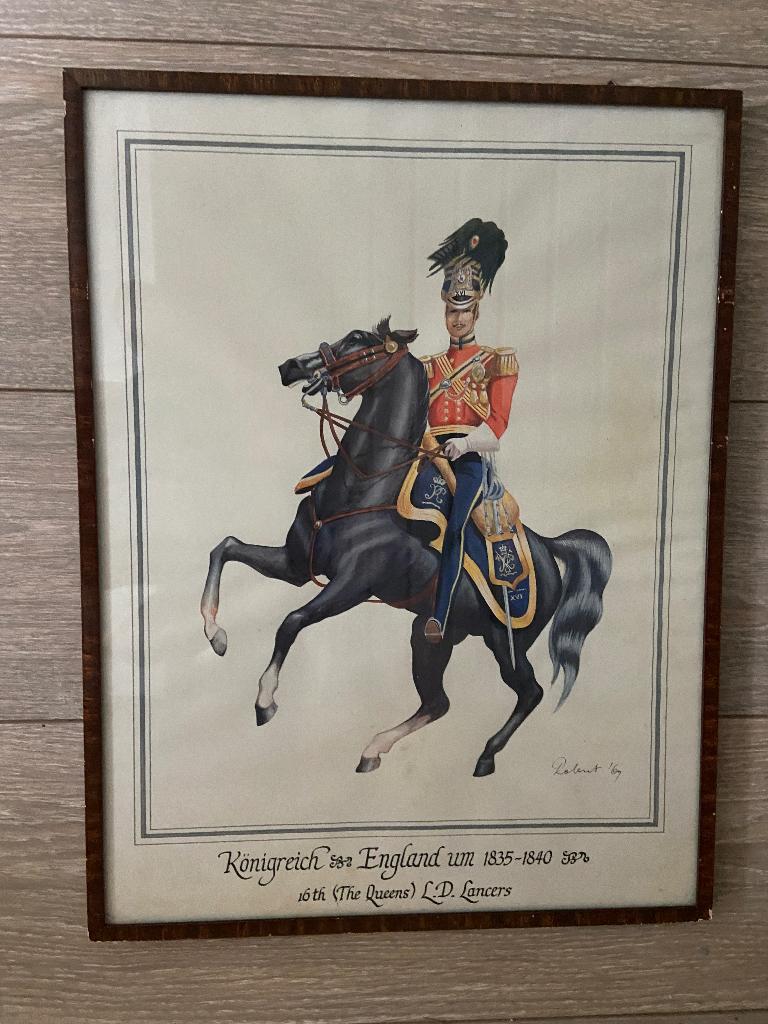 Huzaren van The 10th Prince of Wales in 1887, Verzamelen, Militaria | Algemeen, Ophalen of Verzenden, Landmacht, Engeland, Kunstobject
