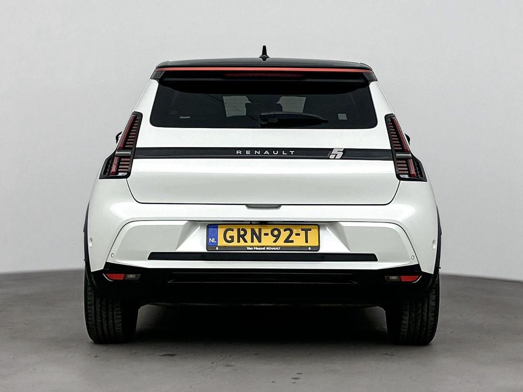 Renault 5 Comfort Range Iconic Cinq 52 kWh 150PK | Pack Safe, Auto's, Renault, Stof, Gebruikt, 150 pk, Wit