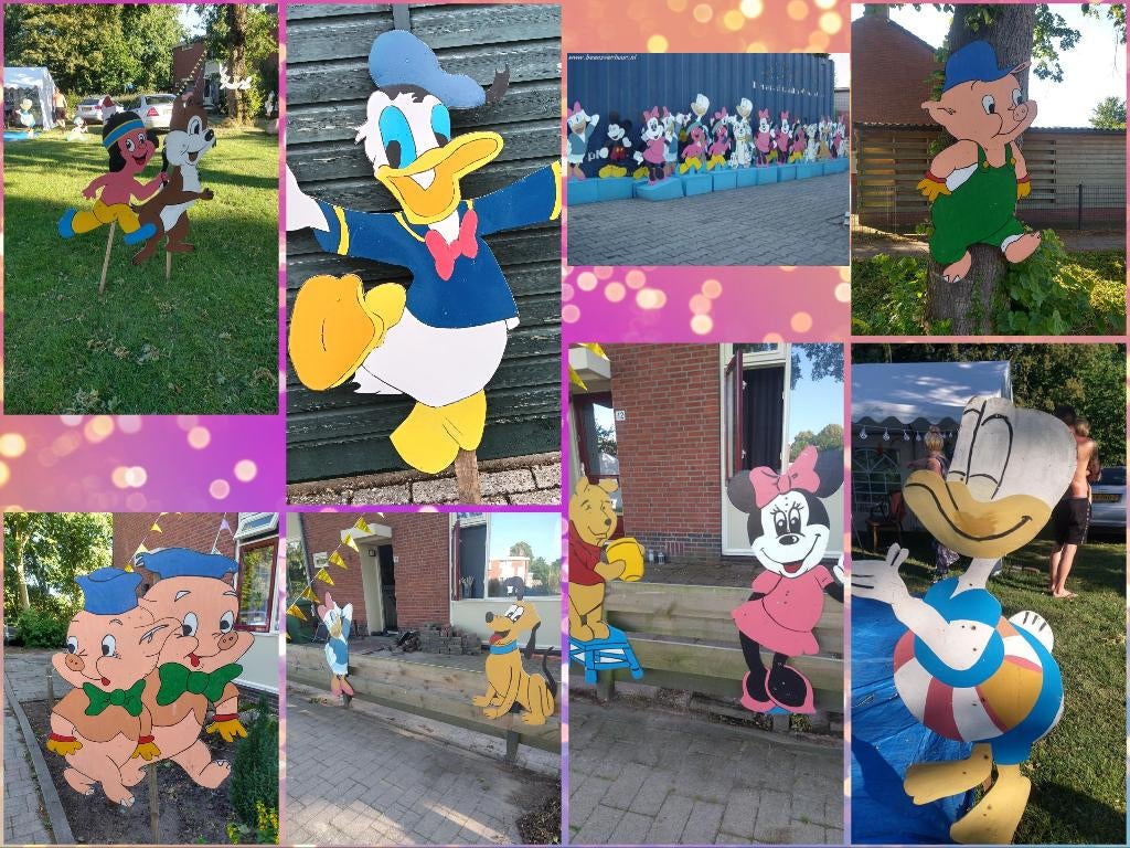 Straatversiering Disney te huur, Hobby en Vrije tijd, Feestartikelen | Verhuur, Gebruikt, Overige, Ophalen