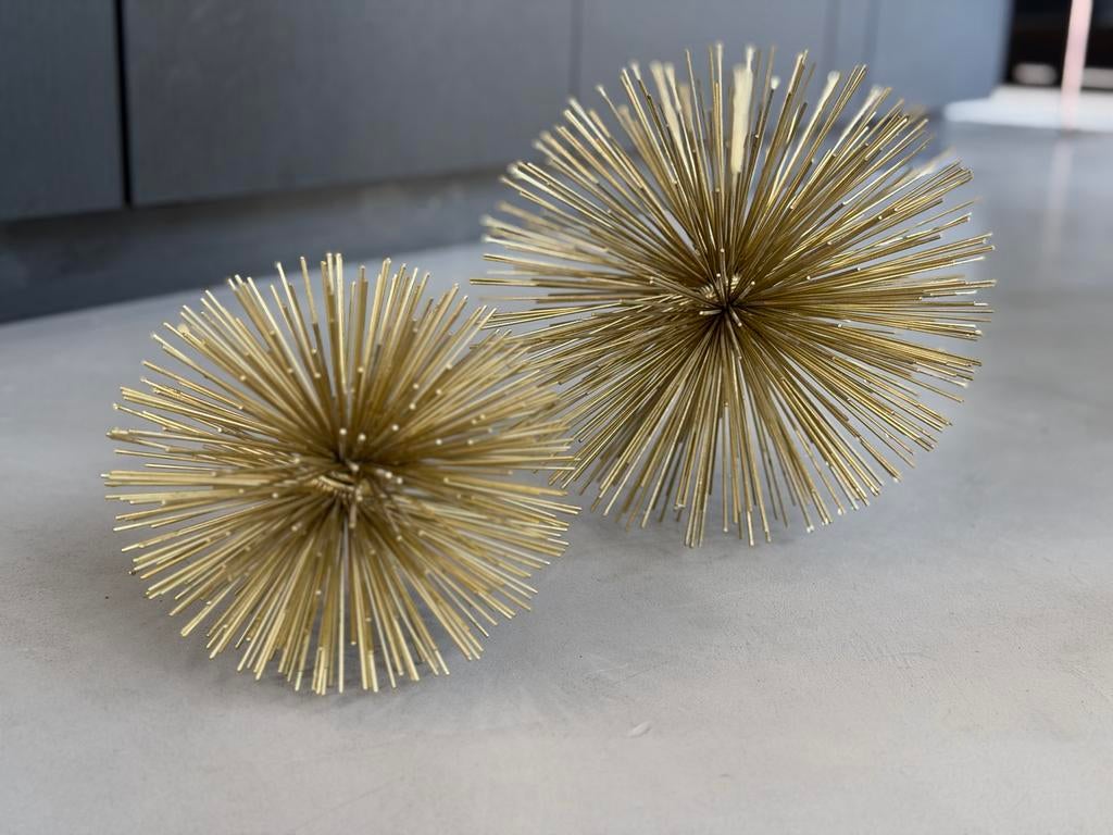 Pols Potten Prickle decoratie goud - 2 stuks (20 & 25 cm), Ophalen of Verzenden, Zo goed als nieuw, Goud, Metaal