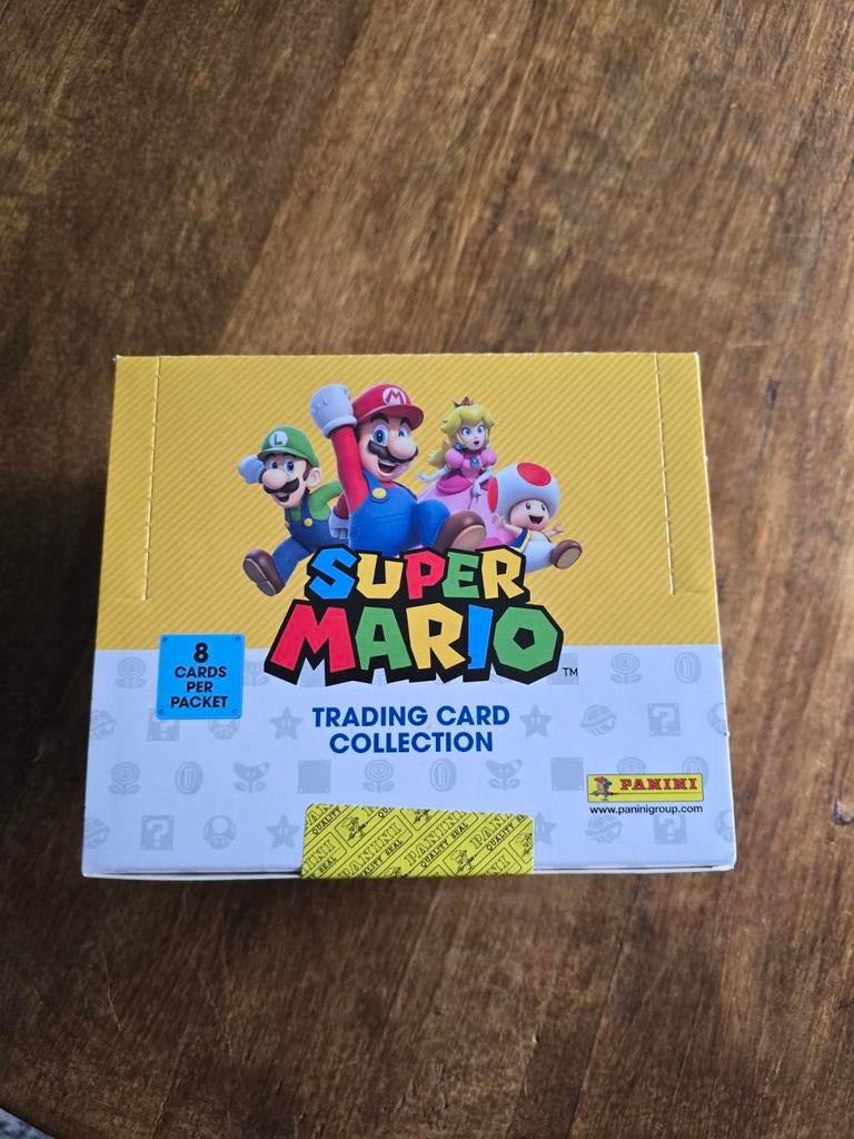 Super Mario Trading Card Collection Panini, 1 speler, Ophalen of Verzenden, Zo goed als nieuw, Vanaf 3 jaar