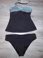 Hunkemoller Bruin/Turquoise Gekleurde Tankini Maat 42, Bruin, Badpak, Ophalen of Verzenden, Zo goed als nieuw