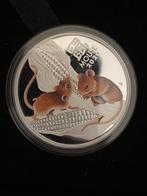 Lunar 2020 1 oz proof  gekleurd, Ophalen of Verzenden, Zilver