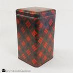 Antiek koffieblik met Schotse ruit, Ophalen of Verzenden, Zo goed als nieuw, Koffie, Overige merken