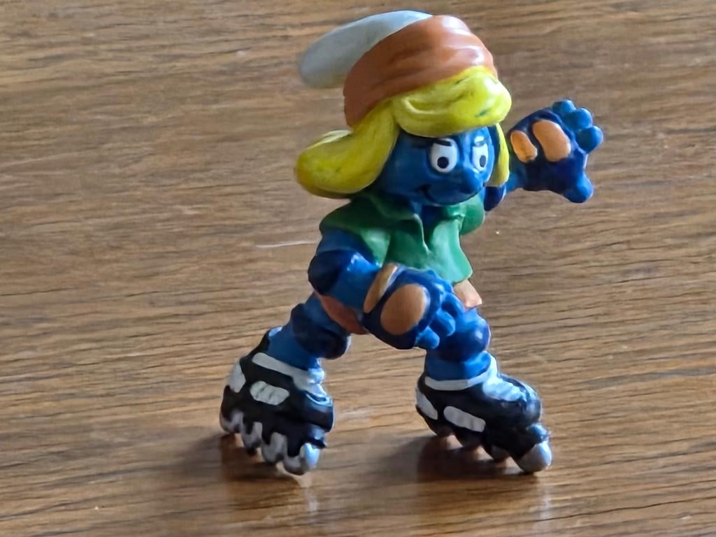 Smurf, skater smurfin, Verzamelen, Smurfen, Nieuw, Poppetje, Figuurtje of Knuffel, Verschillende Smurfen, Ophalen of Verzenden