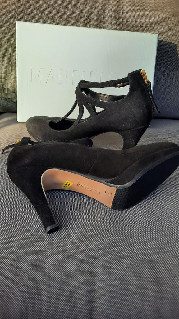 Nieuw! Manfield hakken zwart maat 41. Nieuwprijs €69.95, Ophalen of Verzenden, Nieuw, Zwart