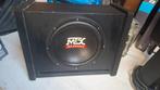 MTX Subwoofer met Lanzar Vibe 221 Versterker, Ophalen of Verzenden, Gebruikt