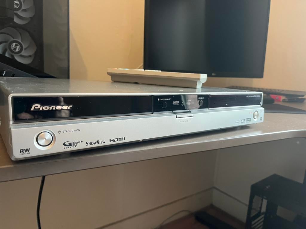 Pioneer DVR-545H HDD DVD Recorder + afstandsbediening, Audio, Tv en Foto, Ophalen, Gebruikt, Met harddisk, Dvd-recorder