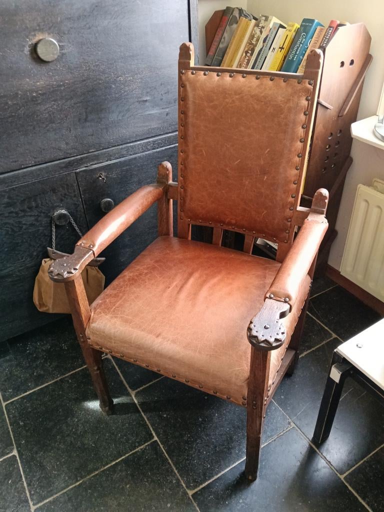 Unica Berlage, Ophalen, Bruin, Leer, Eén