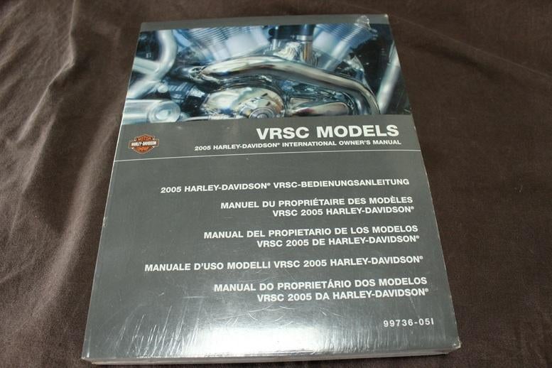 Harley Davidson 2005 VRSC modellen owner's manual anleitung, Motoren, Ophalen of Verzenden, Harley-Davidson of Buell