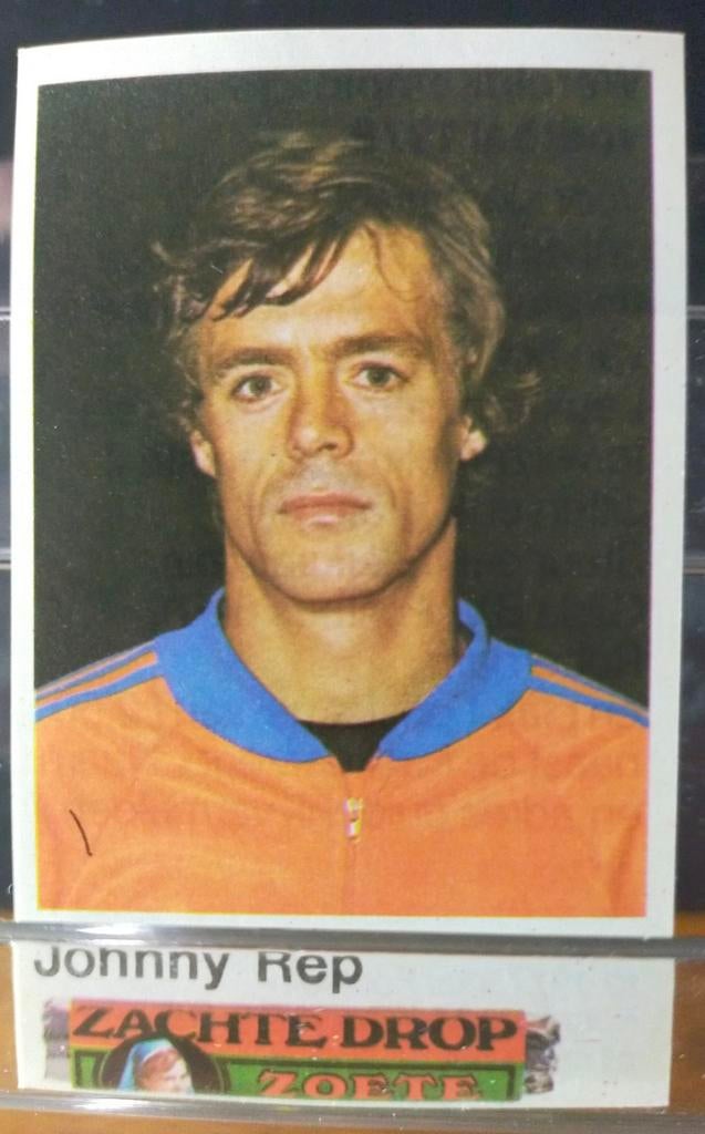 Johnny Rep Spelerskaart WK 1978 Zachte Drop Zoete, Ophalen of Verzenden