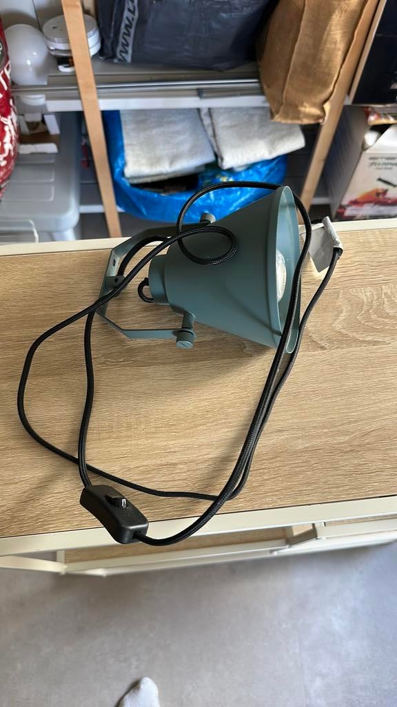 2x KARWEI wandlamp Lenn groen, Huis en Inrichting, Lampen | Wandlampen, Ophalen of Verzenden, Zo goed als nieuw