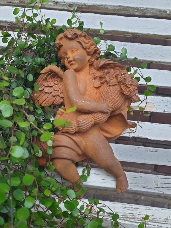 Wand Engel met bloemen, Ophalen of Verzenden, Atw, Atw, Nieuw