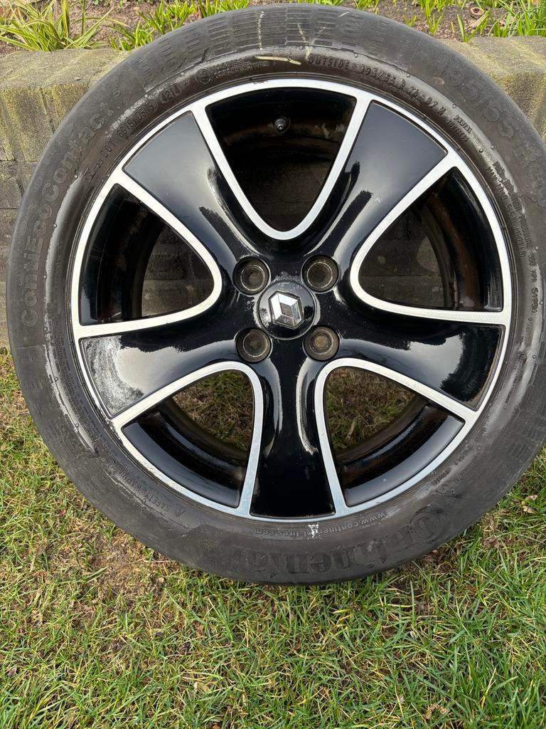 4 Renault velgen, Ophalen, Gebruikt, 16 inch, Banden en Velgen