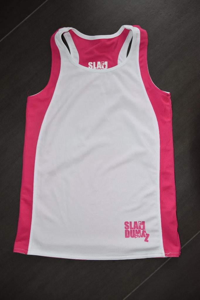 Wit/roze singlet van Slamz Dunkz, Ophalen of Verzenden, Nieuw, Kleding