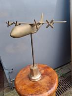 Vintage Messing Vliegtuig - Prachtig Decoratief Model, Verzamelen, Luchtvaart en Vliegtuigspotten, Gebruikt, Schaalmodel, Onbekend