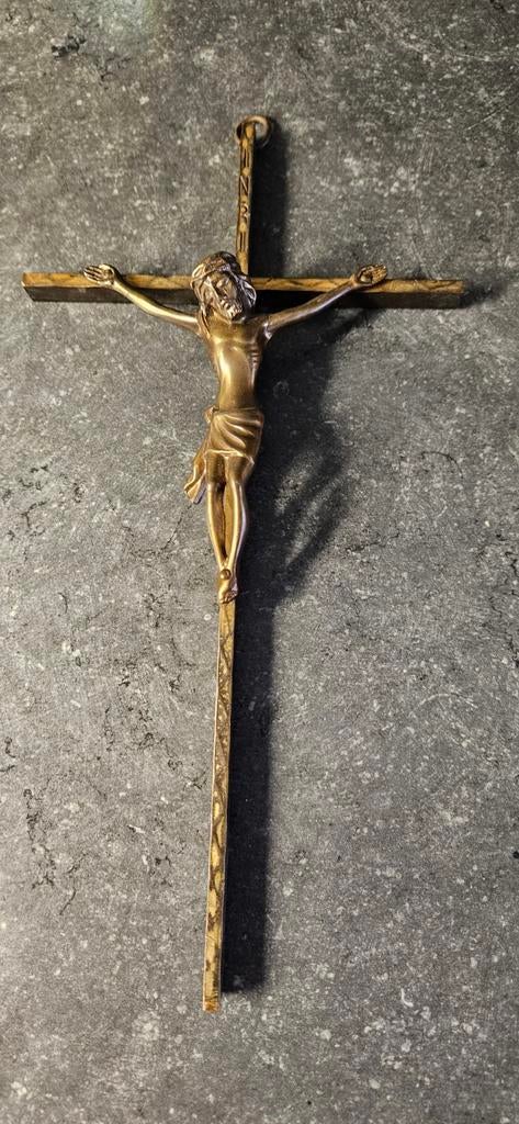Religieus muurkruis van metaal, Ophalen of Verzenden