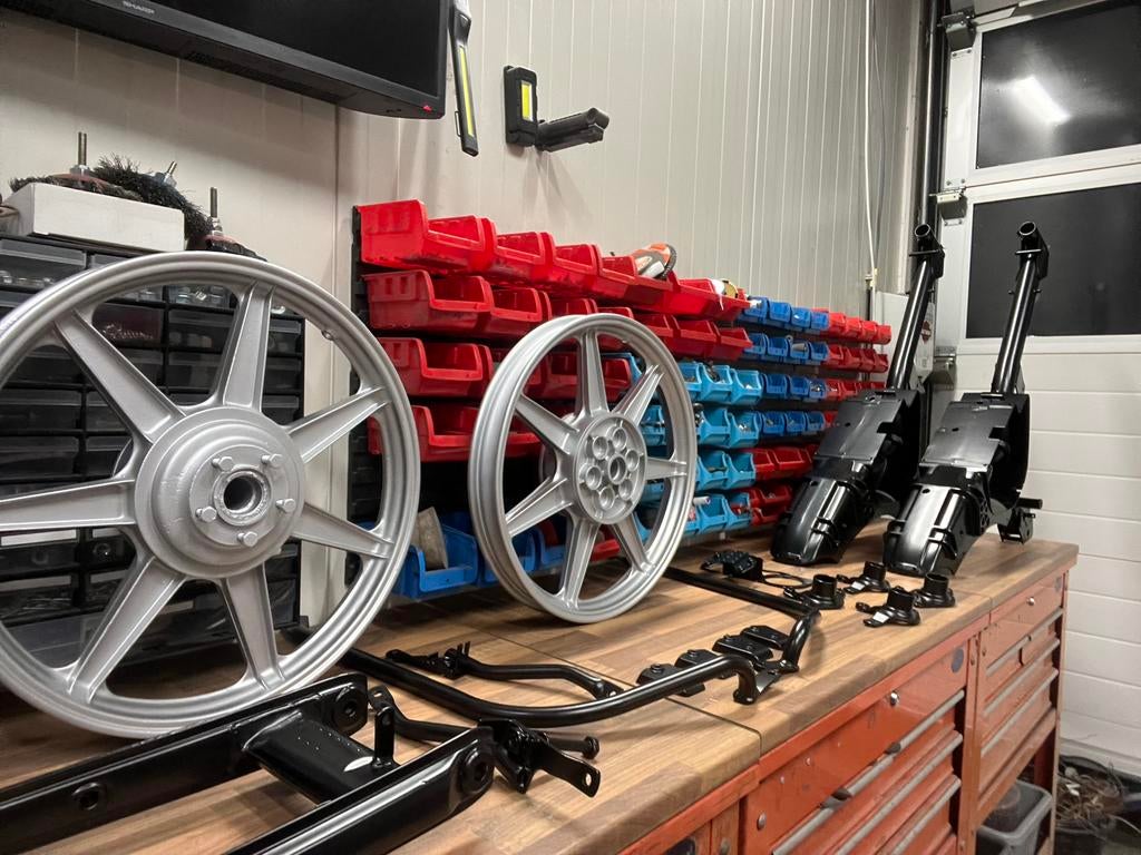 Zundapp onderdelen poedercoaten, Ophalen of Verzenden, Zo goed als nieuw